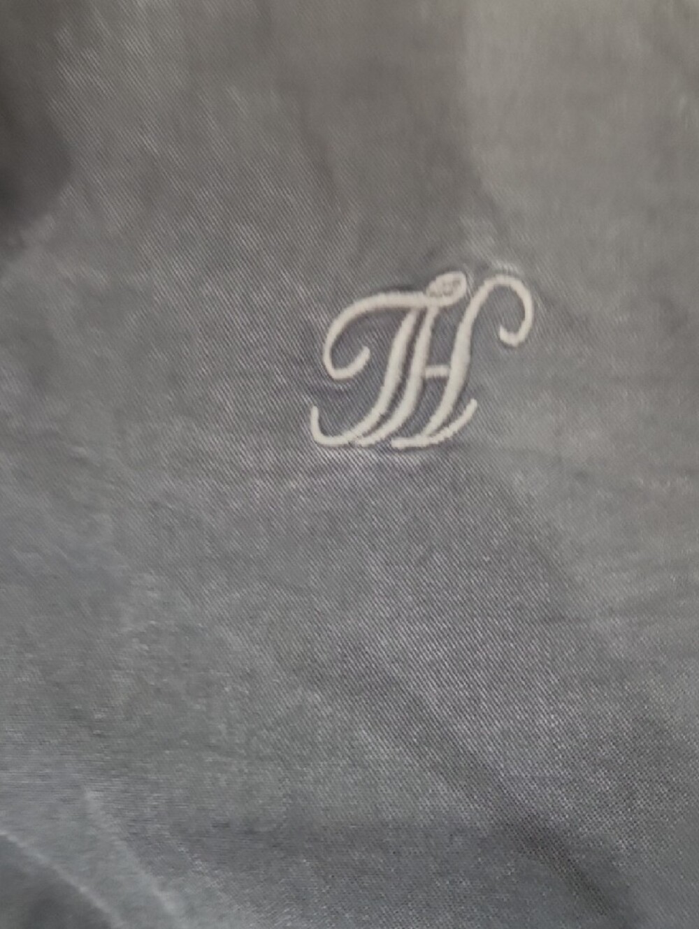 Tommy Hilfiger Navy Shirt Casual Large Long Sleeves - Picture 5 of 17